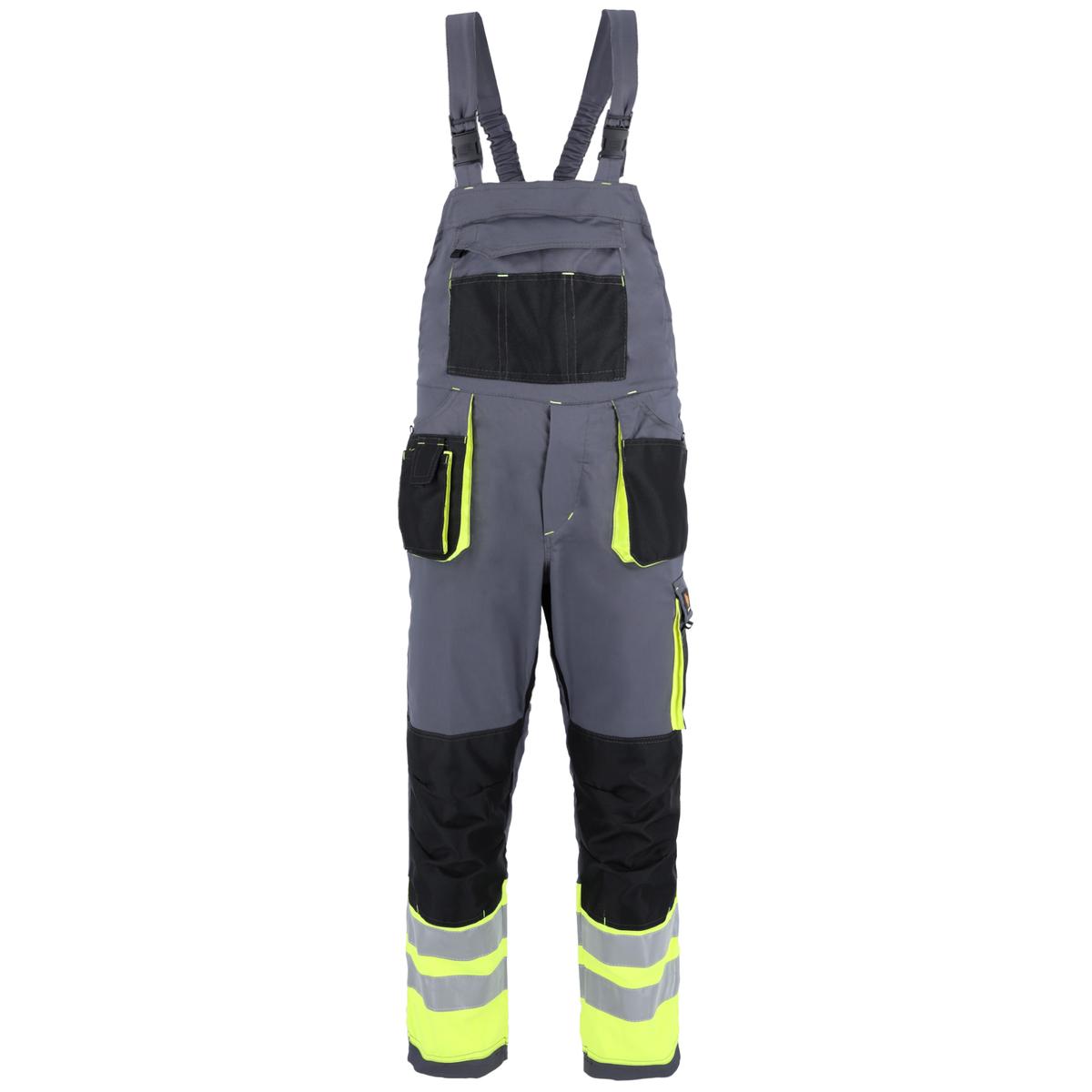 SPODNIE OGRODNICZKI PROMAN STRETCH 250 SZARY HV
