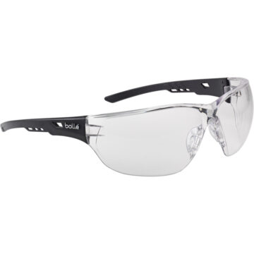 OKULARY OCHRONNE BOLLE NESSPSI (PRZEZROCZYSTE) BLACK