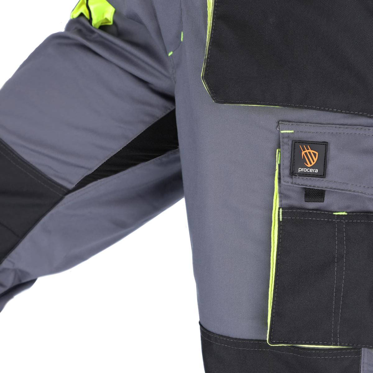 SPODNIE OGRODNICZKI PROMAN STRETCH 250 SZARY HV