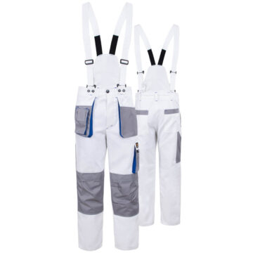 SPODNIE DO PASA PROMAN DUAL COTTON 250 BIAŁE