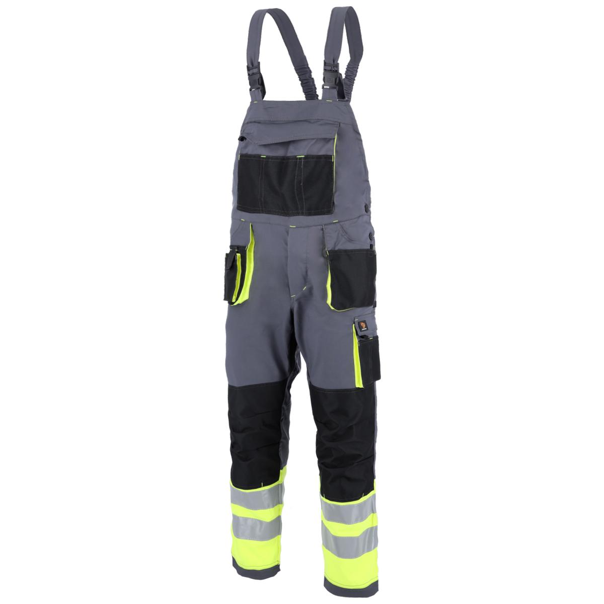 SPODNIE OGRODNICZKI PROMAN STRETCH 250 SZARY HV