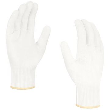 RĘKAWICE OCHRONNE BAWEŁNIANO POLIESTROWE X-WHITE