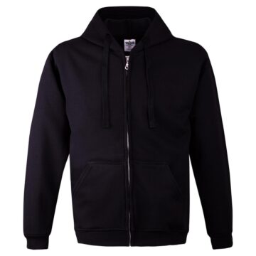 BLUZA Z KAPTUREM ZAPINANA 280G CZARNA