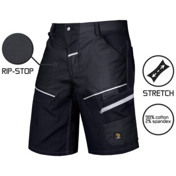 SPODNIE KRÓTKIE LANDER SPANDEX BLACK