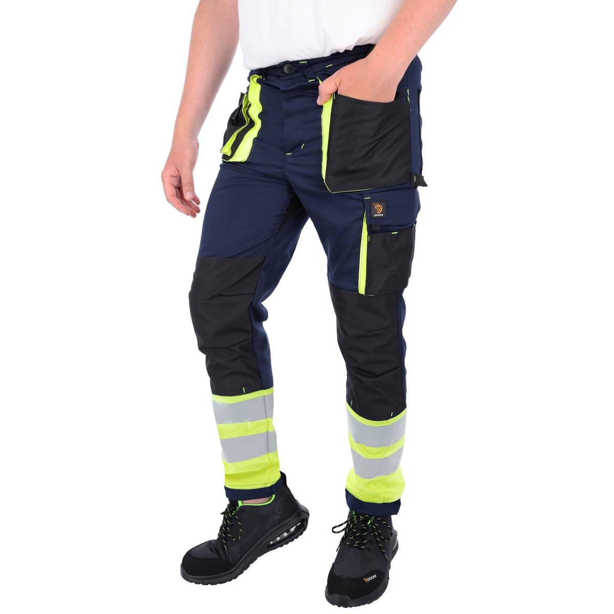 SPODNIE DO PASA PROMAN STRETCH 250 GRANATOWY HV