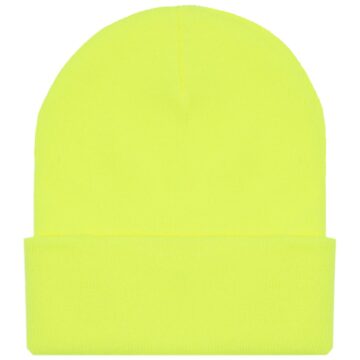 CZAPKA ZIMOWA AKRYLOWA DZIANA YELLOW NEON
